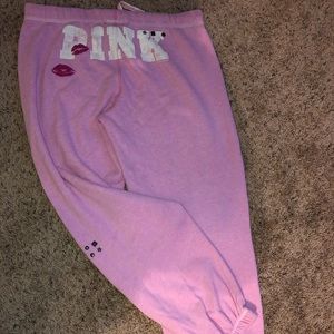 PINK sweatpants, like new
